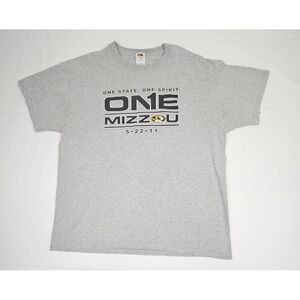 University Of Missouri T-Shirt Mens XL. One State One Spirit. Mizzou Tigers NCAA